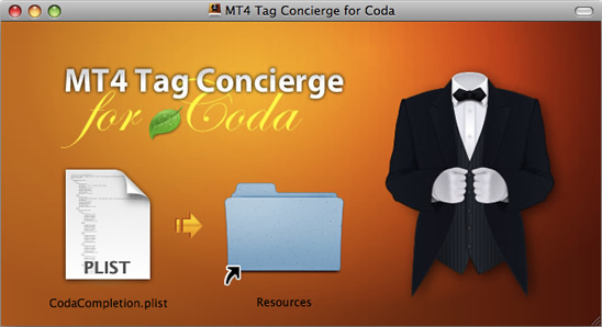 MT4 Tag Concierge for Codaディスクイメージ